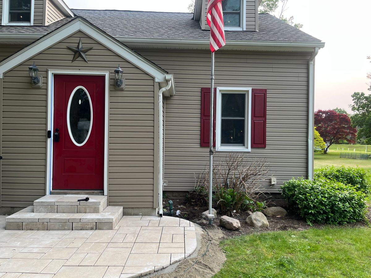 Porch remake for A & A Lawn Care and OutDoor Services in Girard, PA