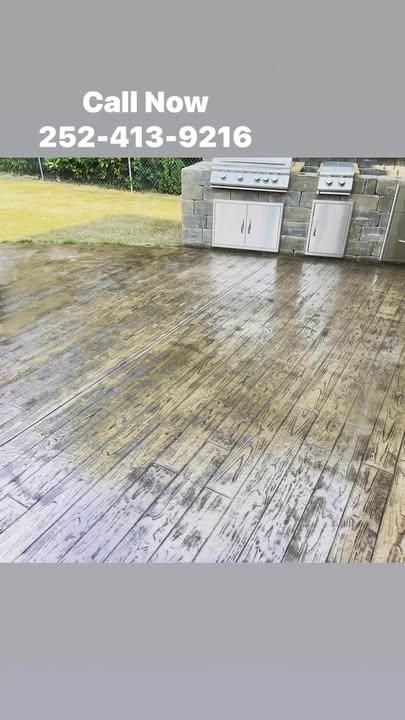 Patio Design & Installation for Concrete Cowboyz in Greenville, NC