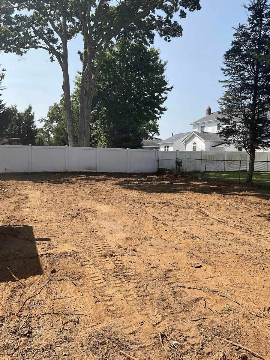 Land Grading for High Idle Excavation in South Farmingdale, NY