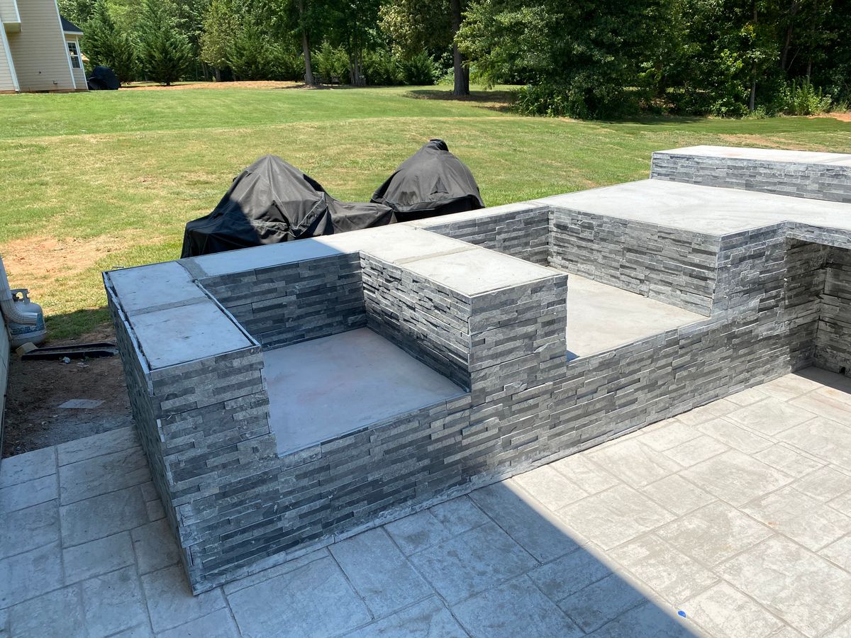 Patio Design & Construction for Affordable Masonry Group in Jonesboro, GA