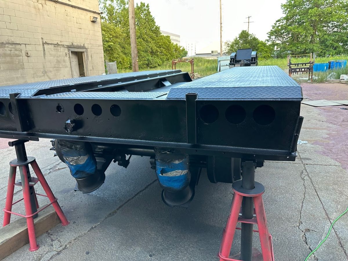 Machine Painting and Restoration for Tesla Construction LLC in Akron, OH