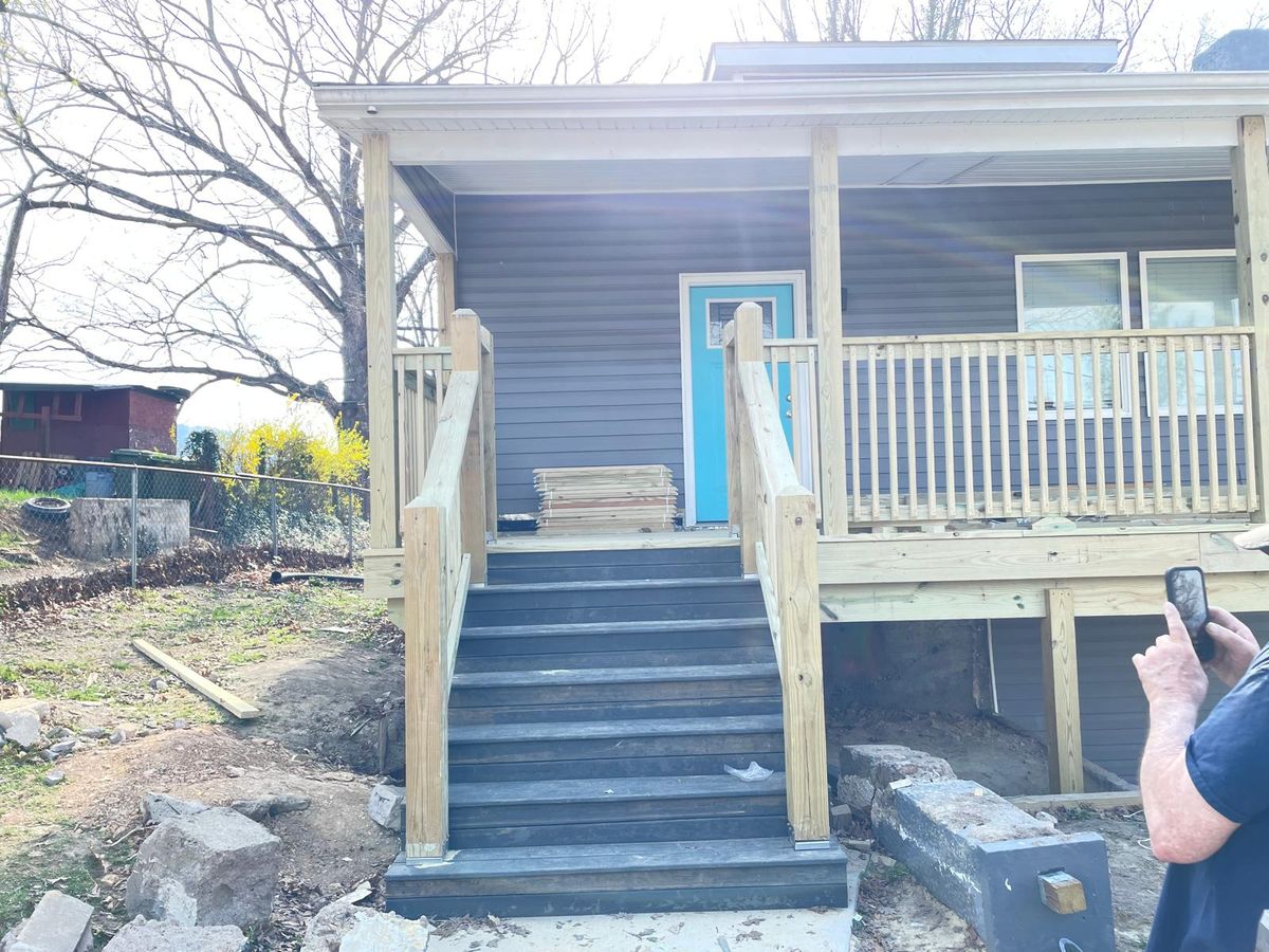 Deck Construction for P Martinez Painting in Salem, VA