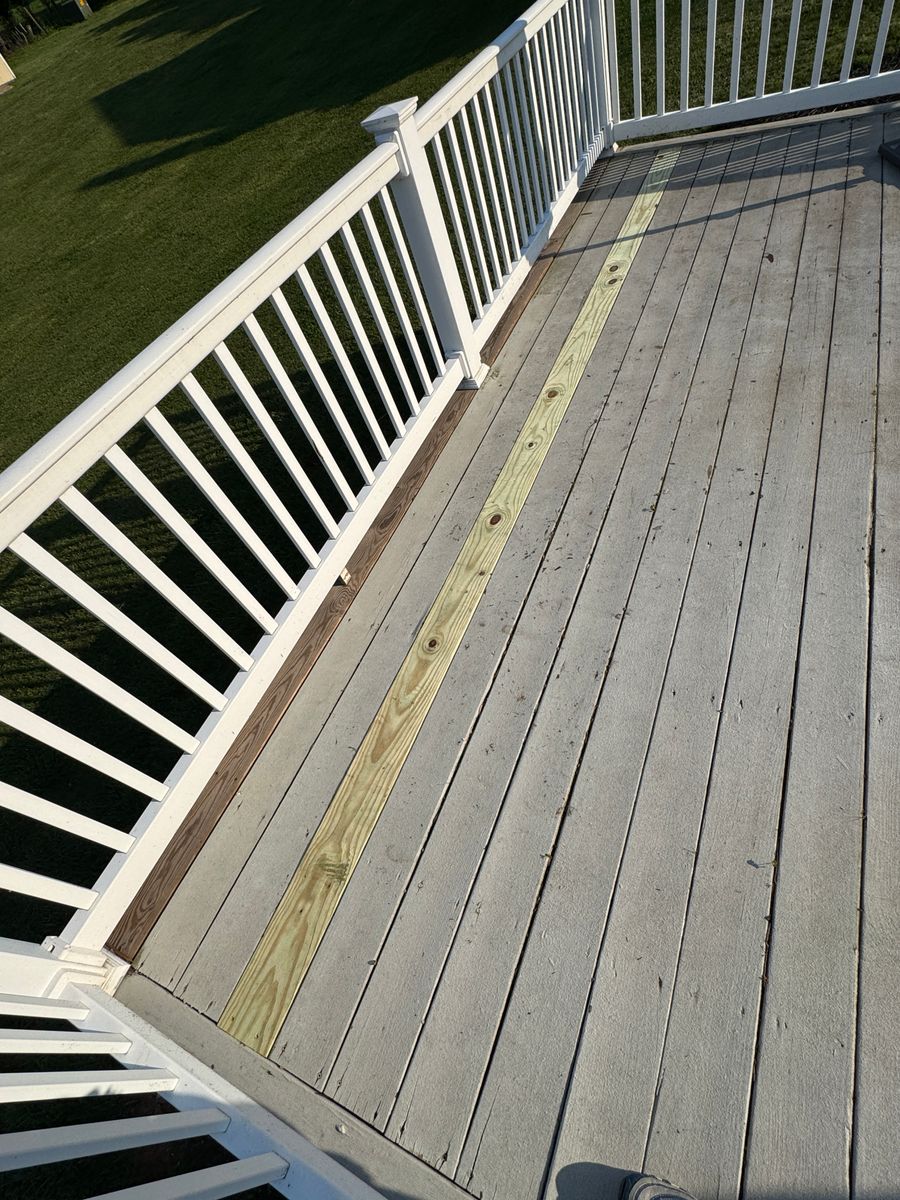 Deck Construction for Sanchez Paint Pros in Frederick, MD