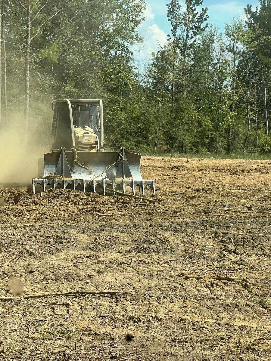 Dozer Work for H&M Construction Metal Buildings in Osyka, MS
