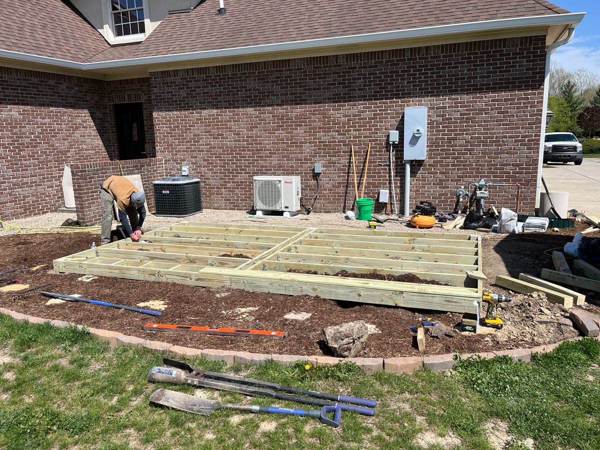 Deck & Patio Installation for Keesling Construction Services LLC in Muncie, IN