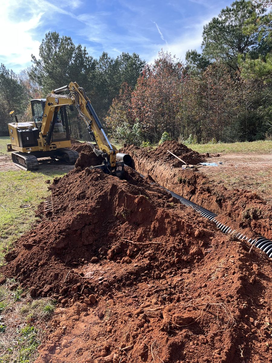Residential Site Preparation for Beauchamp Construction in Athens, GA