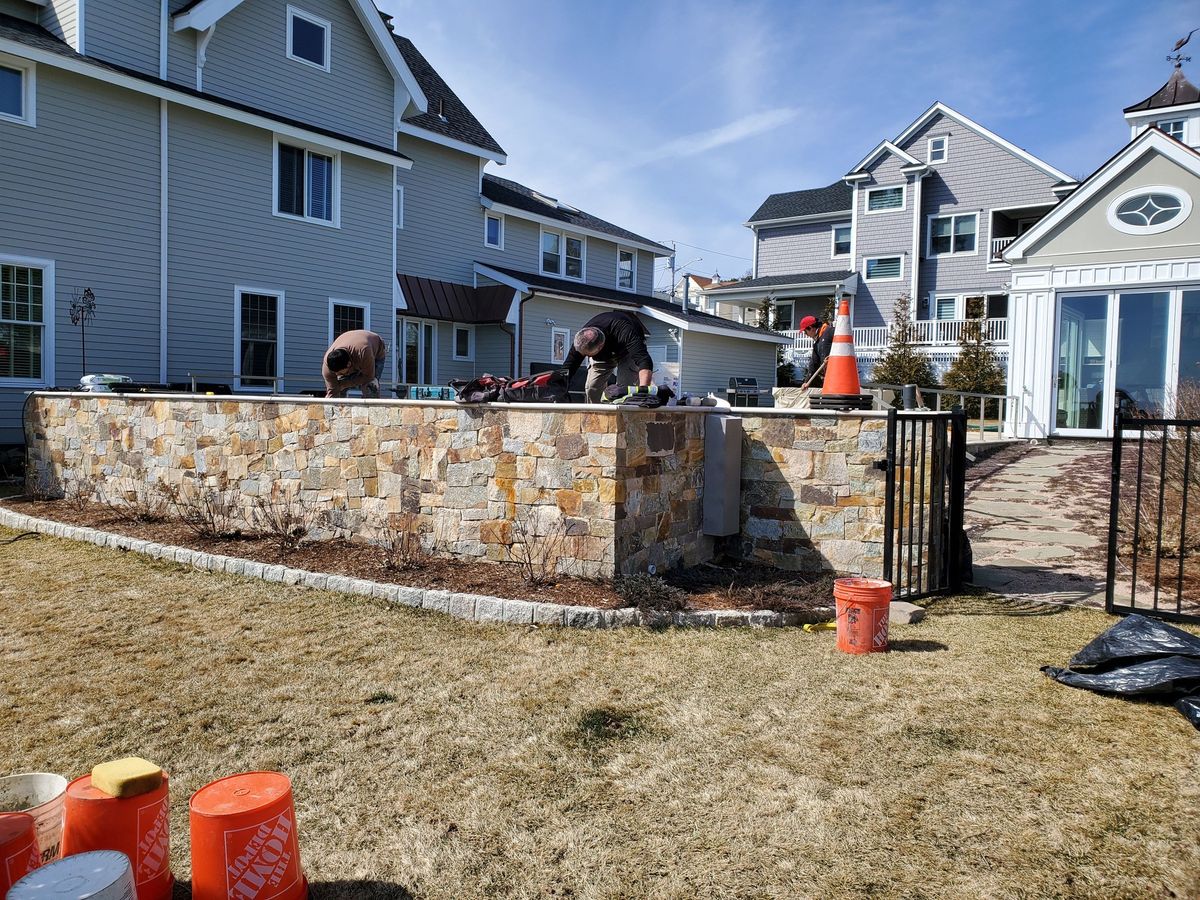 Landscape Installation for Glen R. Guilman Construction in Goshen, CT