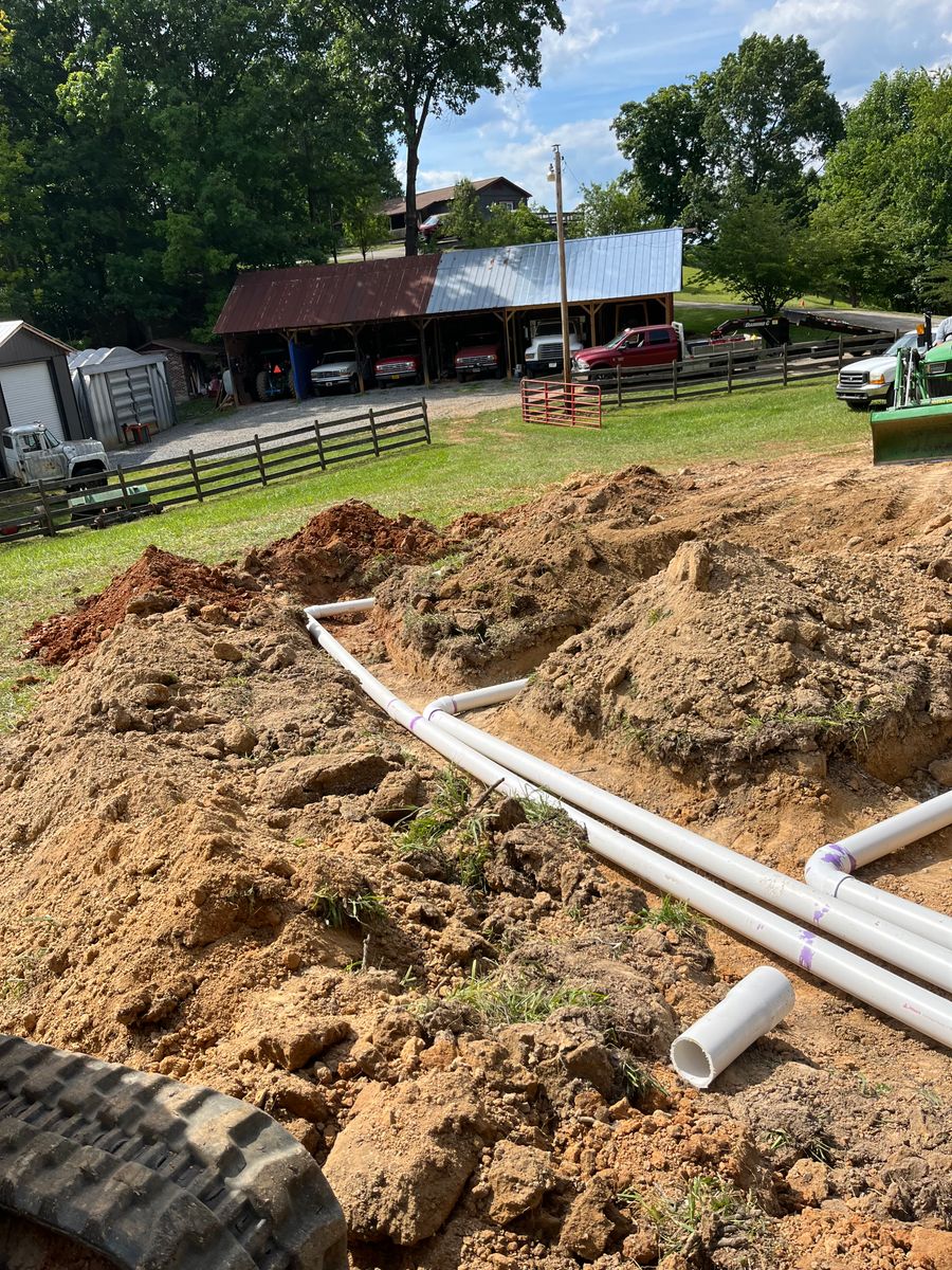 Septic Design and Installation for Deer Run Property Services in Rocky Gap, VA