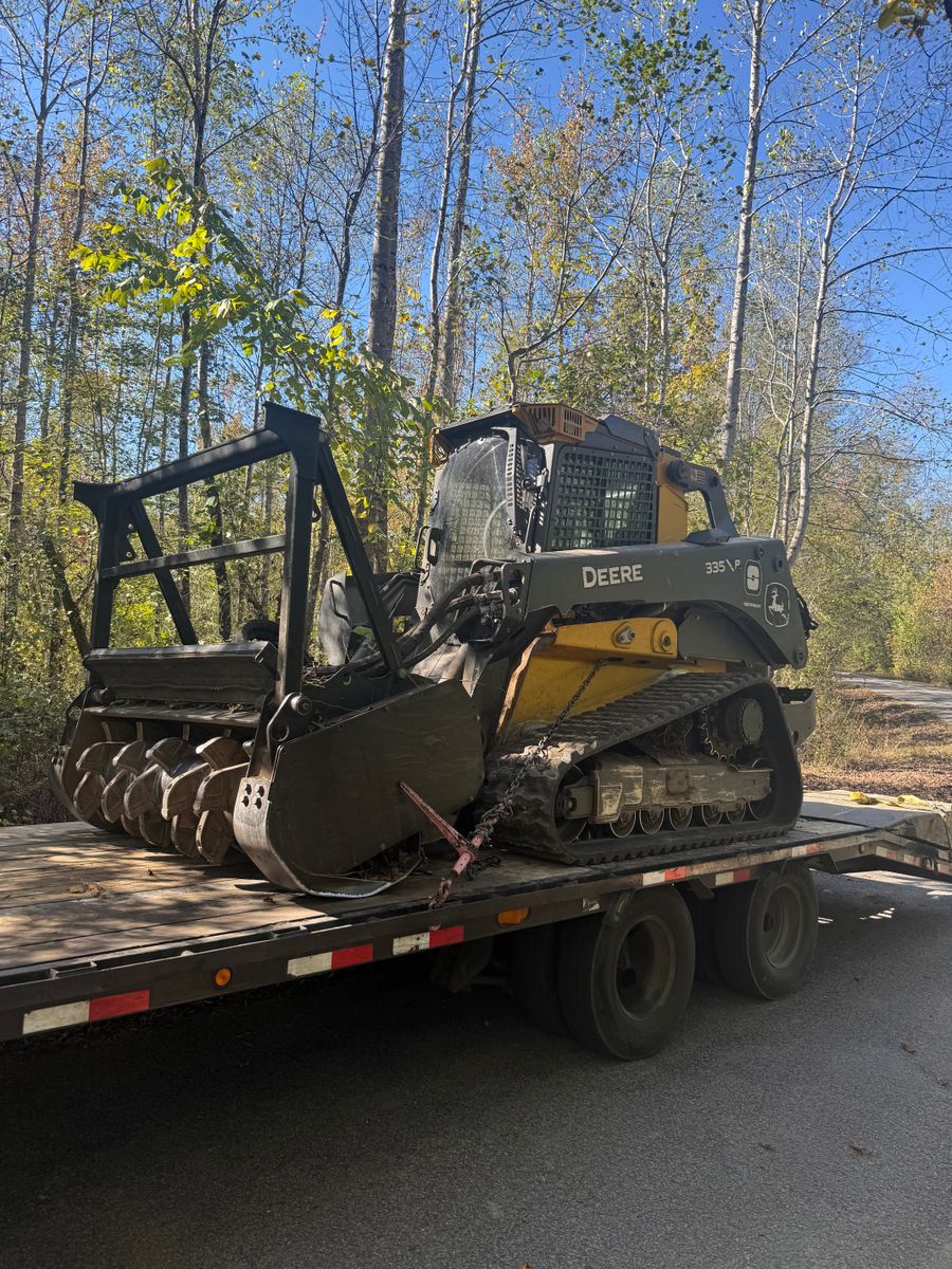 Site Preparation for Simmons land works in Sardis,, TN