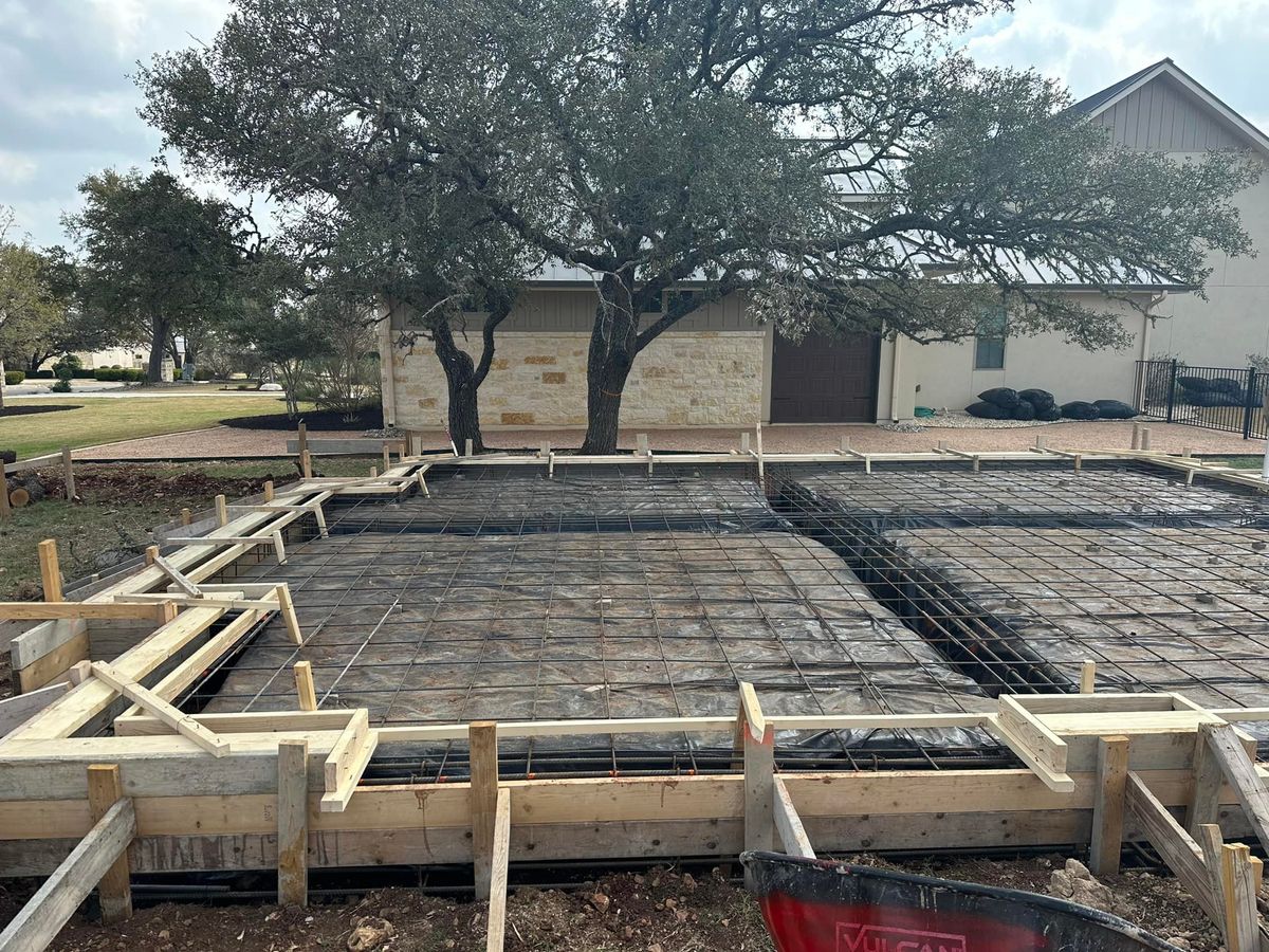 House Pads for EPE Concrete LLC in Kerrville, TX