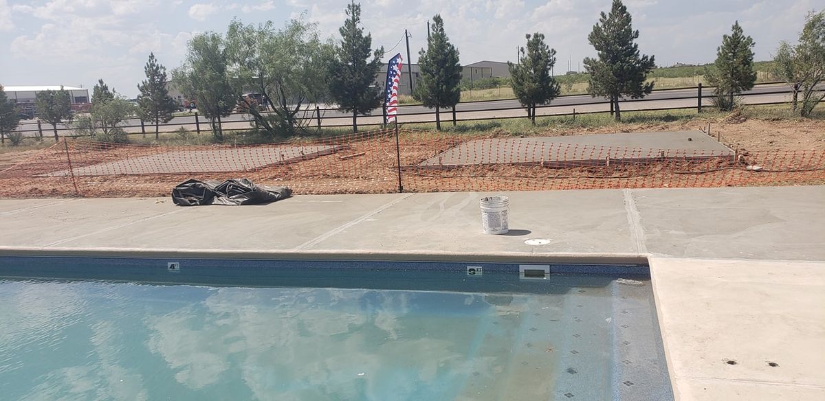 Patio Design & Installation for DeLeon's Concrete in Odessa, TX