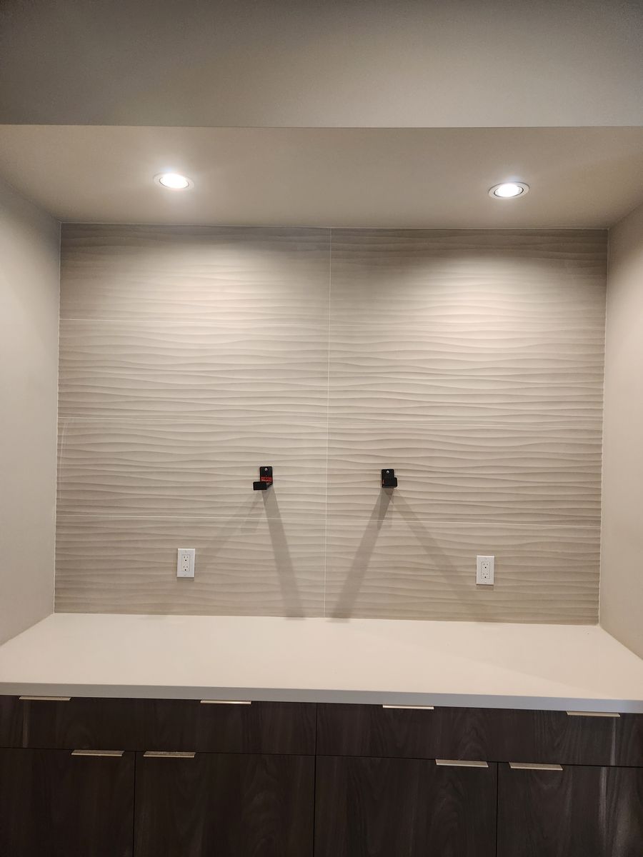 Accent walls/ Fireplace for Flawless Tile Company in Boise, ID