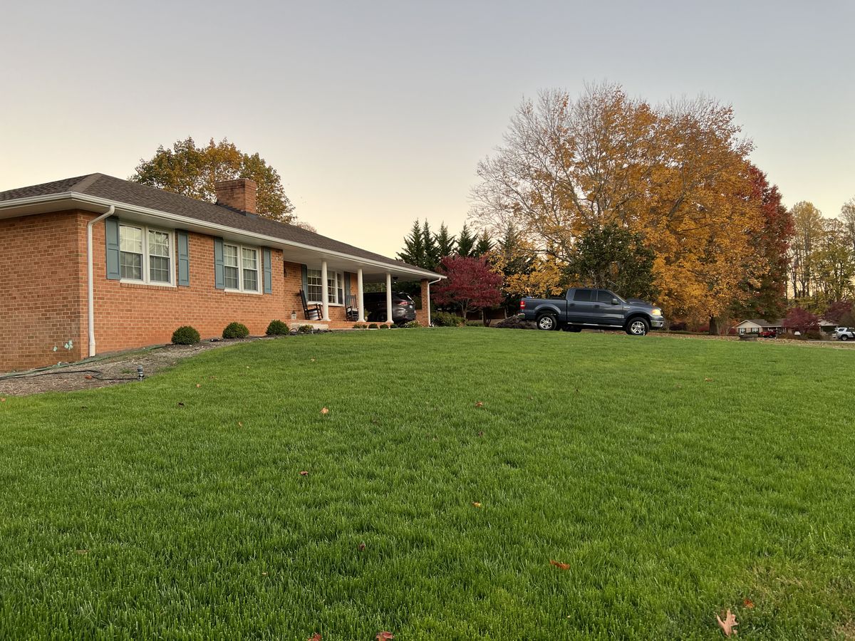 New Lawn Installation for Virginia Yard Pros in Appomattox, VA