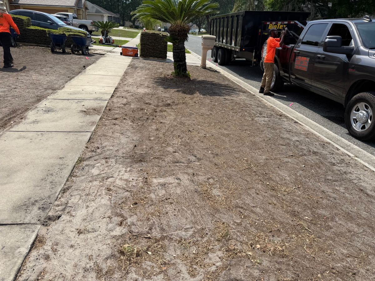 Sodding for All of the Above Landscaping in Orange Park, FL