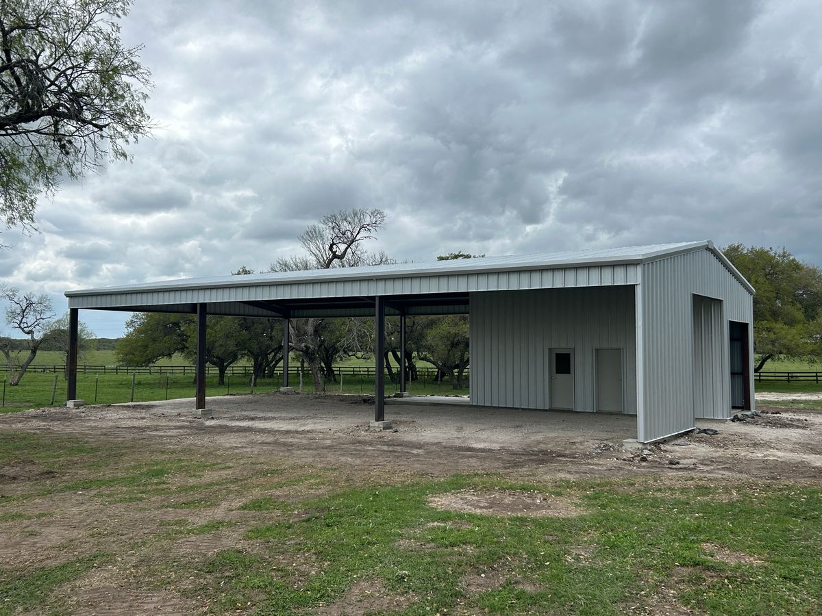 Pre-Engineered Metal Buildings for 292 Construction, LLC in Gonzales County, TX