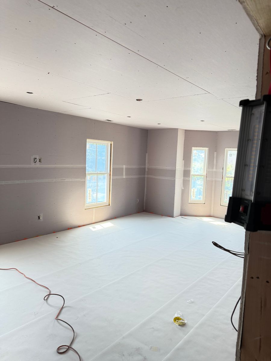 Drywall Installation for P.L.R Drywall & Plaster in New Bedford, MA