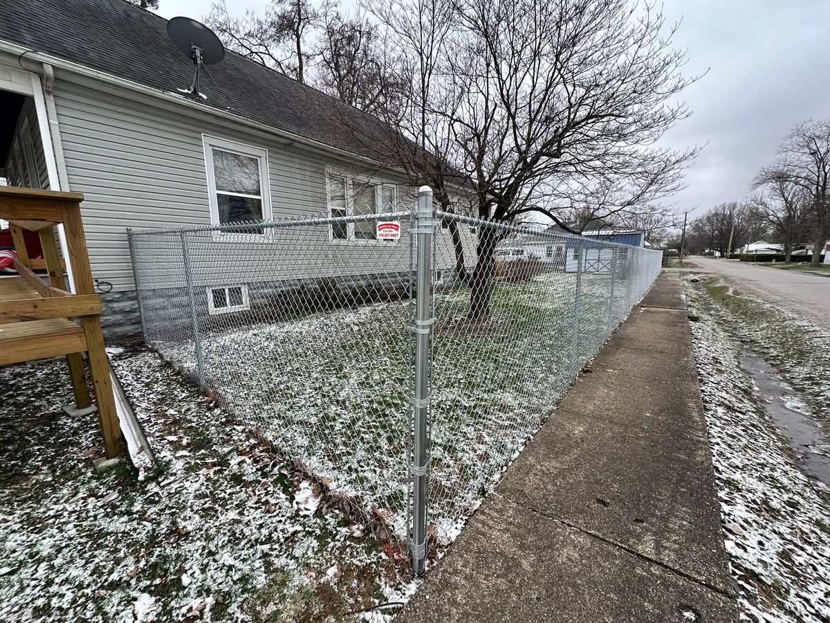 Chain Link Fence for Martinez and Sons Fence in Centralia, IL