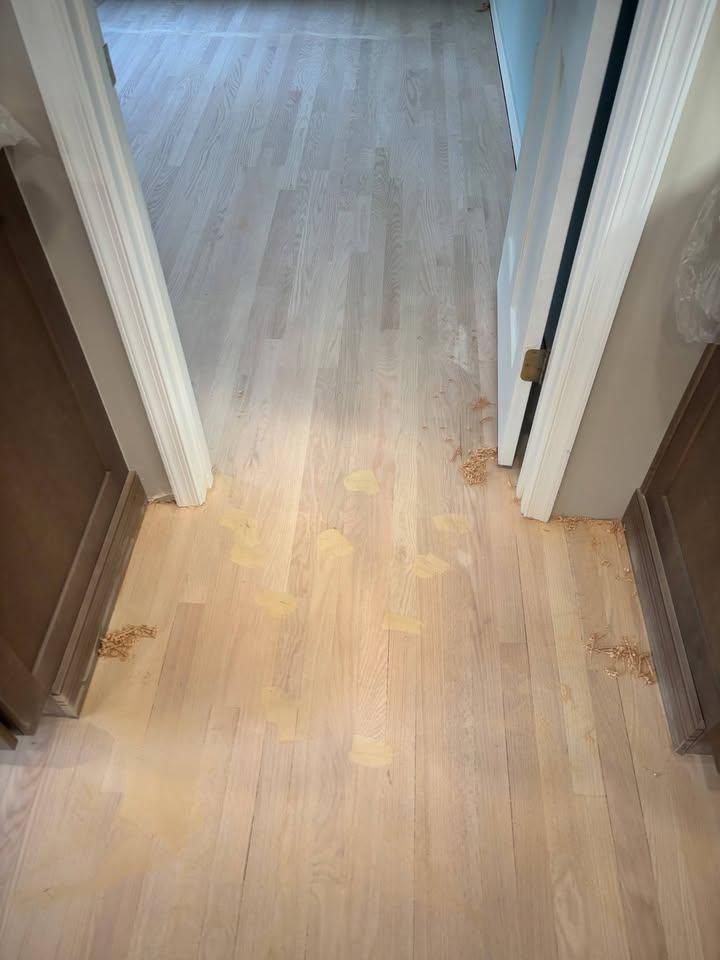 Refinishing hardwood flooring for Jason Tench Flooring LLC in Richmond, VA