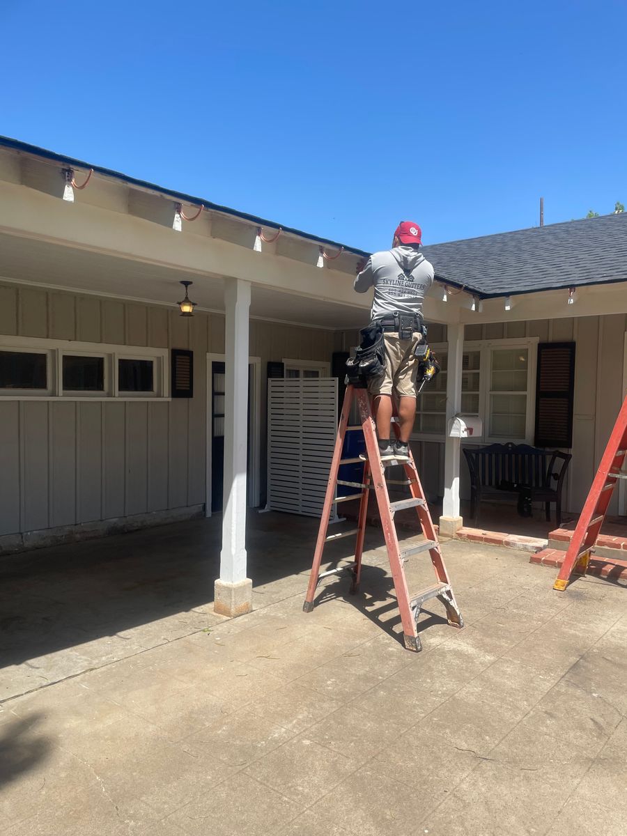 Gutter Installation for Skyline Gutters & Co in Yukon, OK