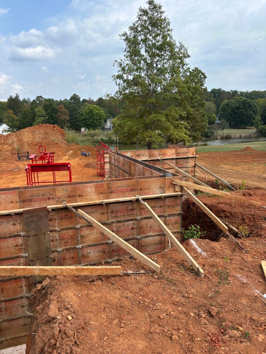 Poured Concrete Walls for Baer & Sons Concrete in Greenwood County, SC
