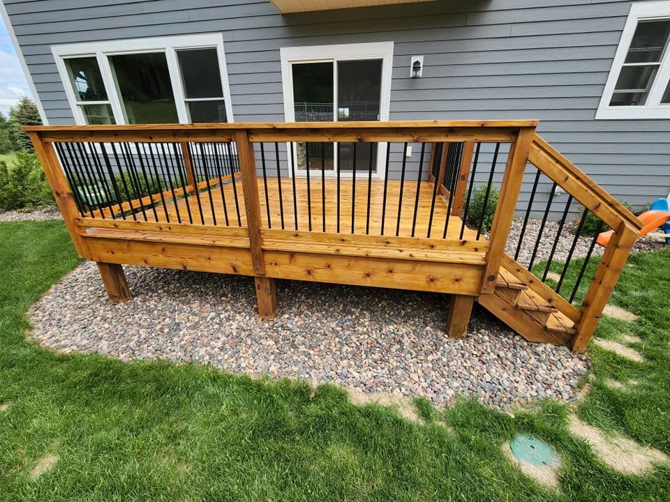 Deck Refinishing for Duraplus Topcoat Painting in New Brighton, MN