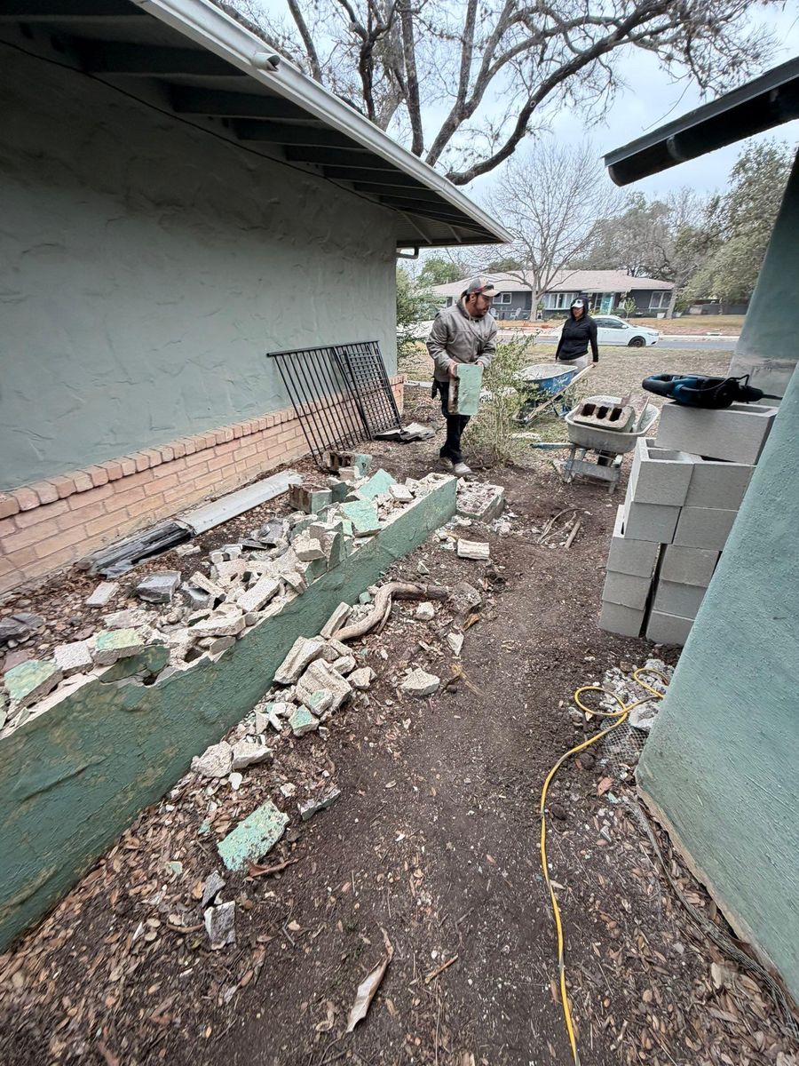 Masonry Crack Repairs for Delarosa Masonry in San Antonio, TX