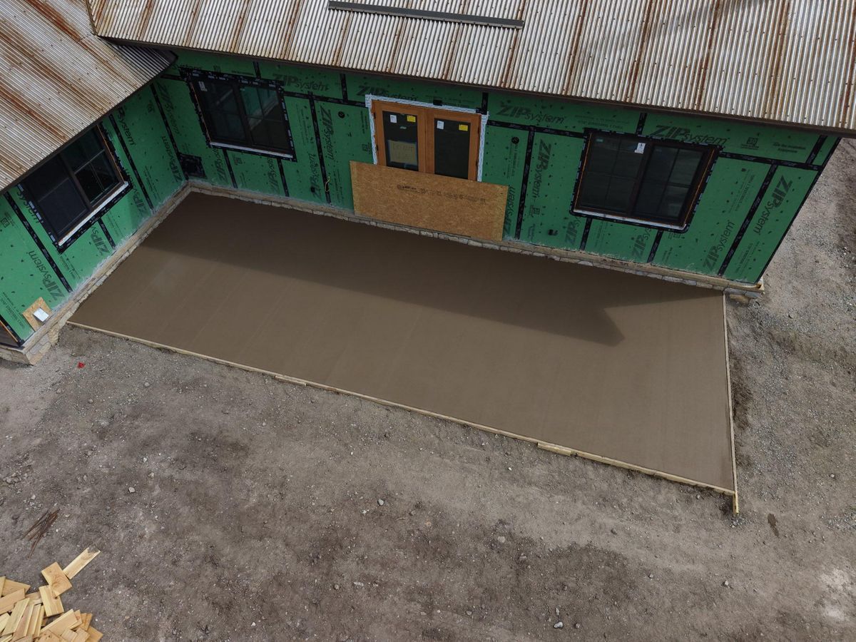 stamped concrete for EHJP Masonry in Silverthorne, CO