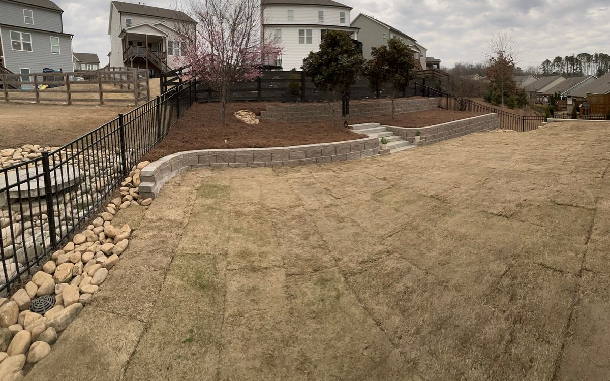 RETAINING WALLS for UNION HILL LANDSCAPING in Canton, GA