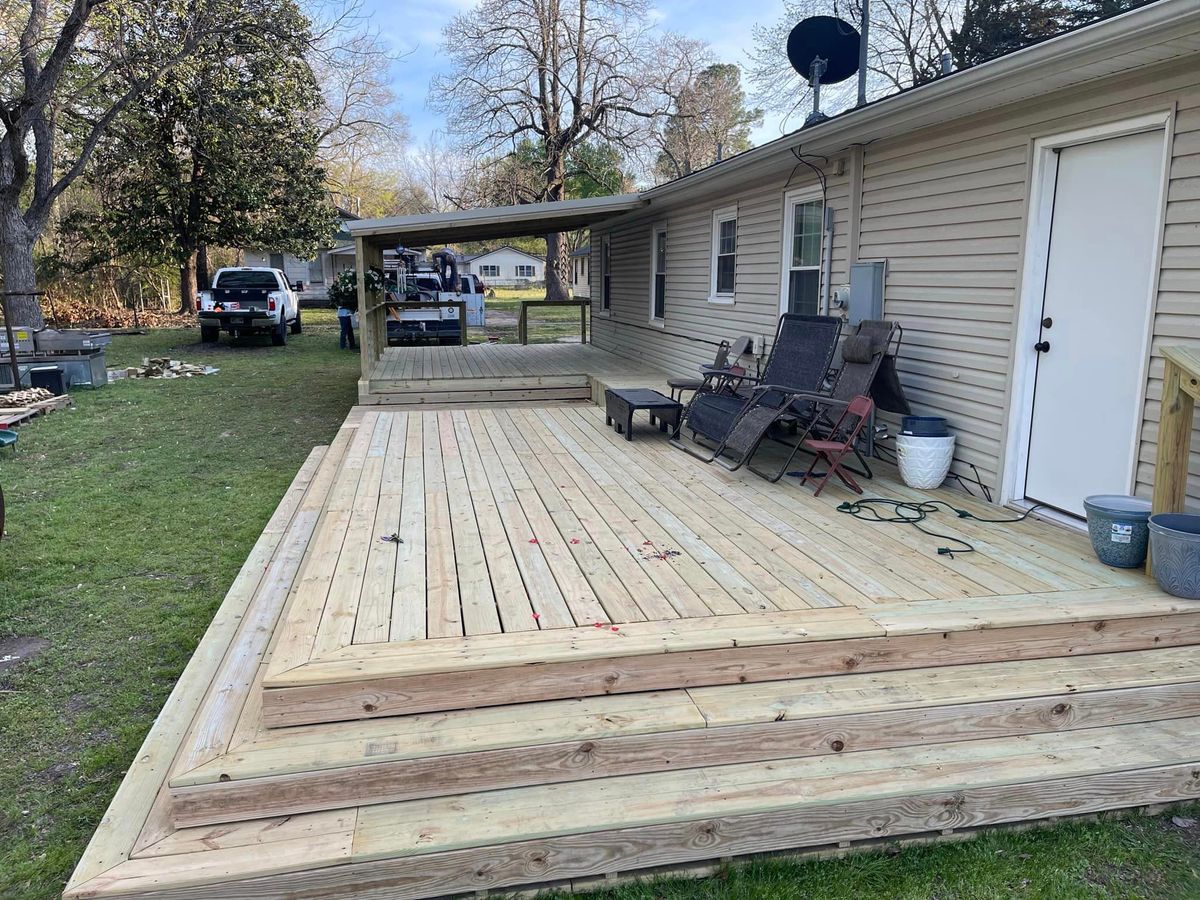 Deck & Patio Installation for MD Contractors and Construction LLC in Henryetta, Oklahoma