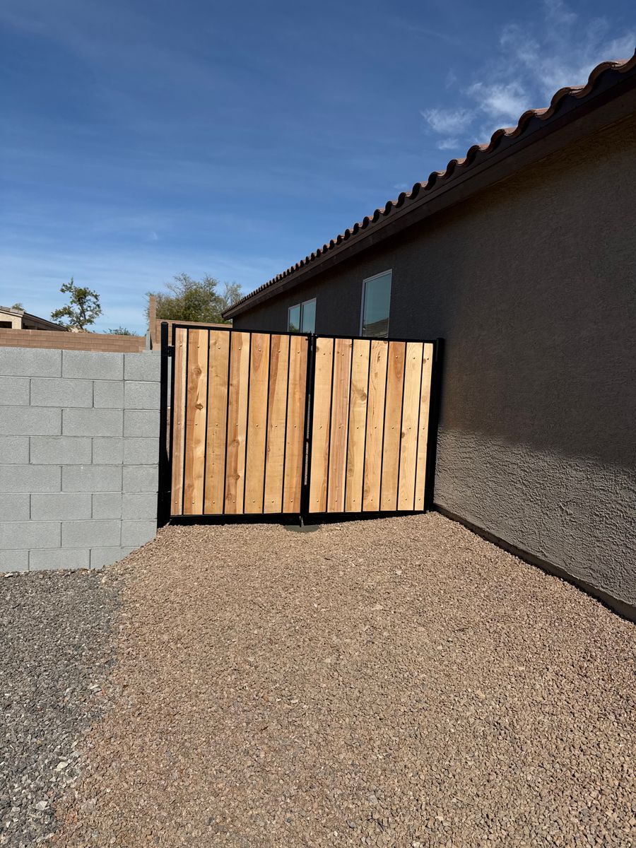 Gate Installation for All-Diaz Welding in Fort Mohave, AZ