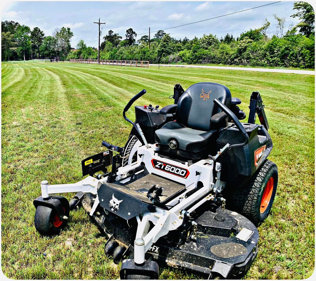 Mowing for JT’s Landscaping in Tyler County, TX