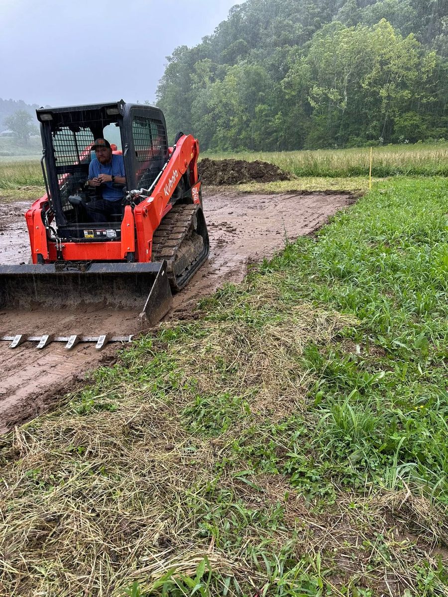 Skid Steer Work for Excavation Innovations in Rogersville, TN