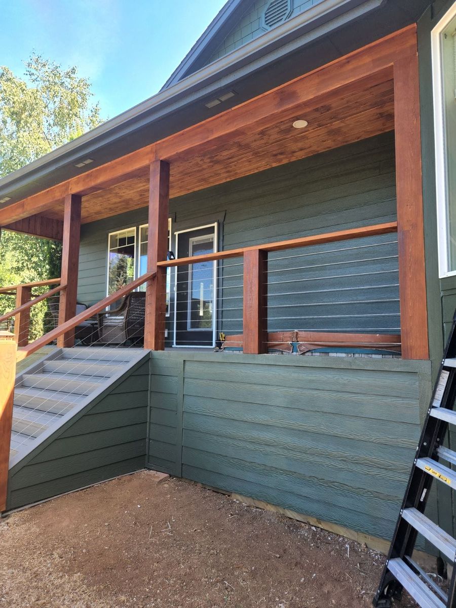 Deck & Patio Installation for Picture Perfect Roofing + Construction in Eugene, OR