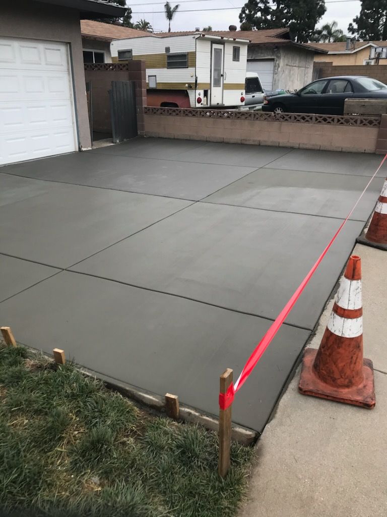 Concrete Slab Construction for S.L. Concrete in Upland, CA