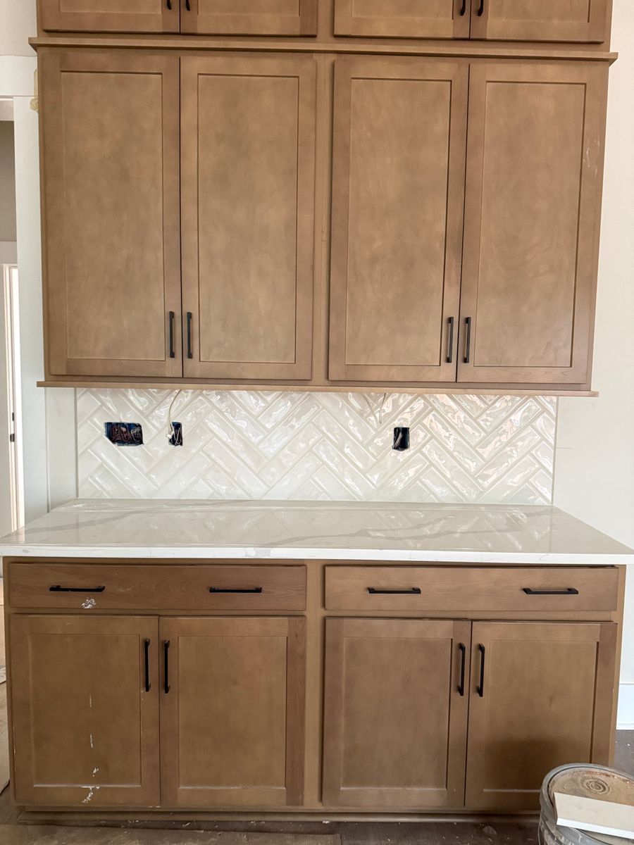 Kitchen Backsplash Tiling for Dr J Flooring Llc in Greenville, South Carolina
