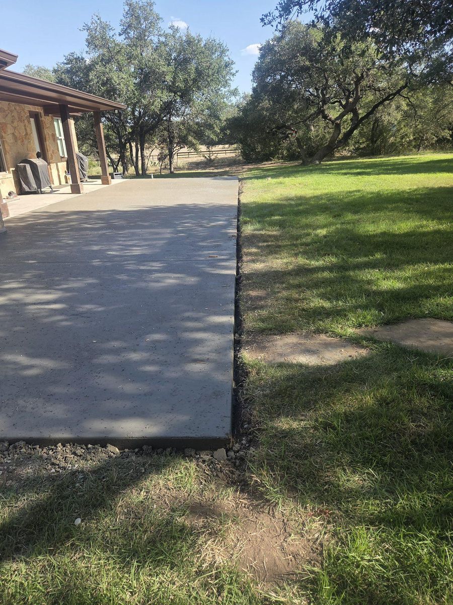 Concrete Slab Construction for BMX Concrete in Bastrop, TX