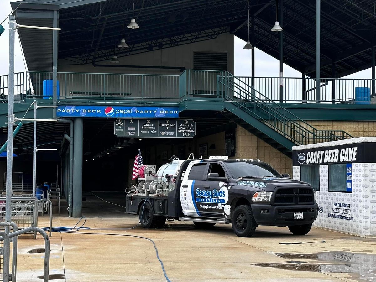 Commercial Exterior Cleaning for Soapy Suds Services in St. Charles, IL