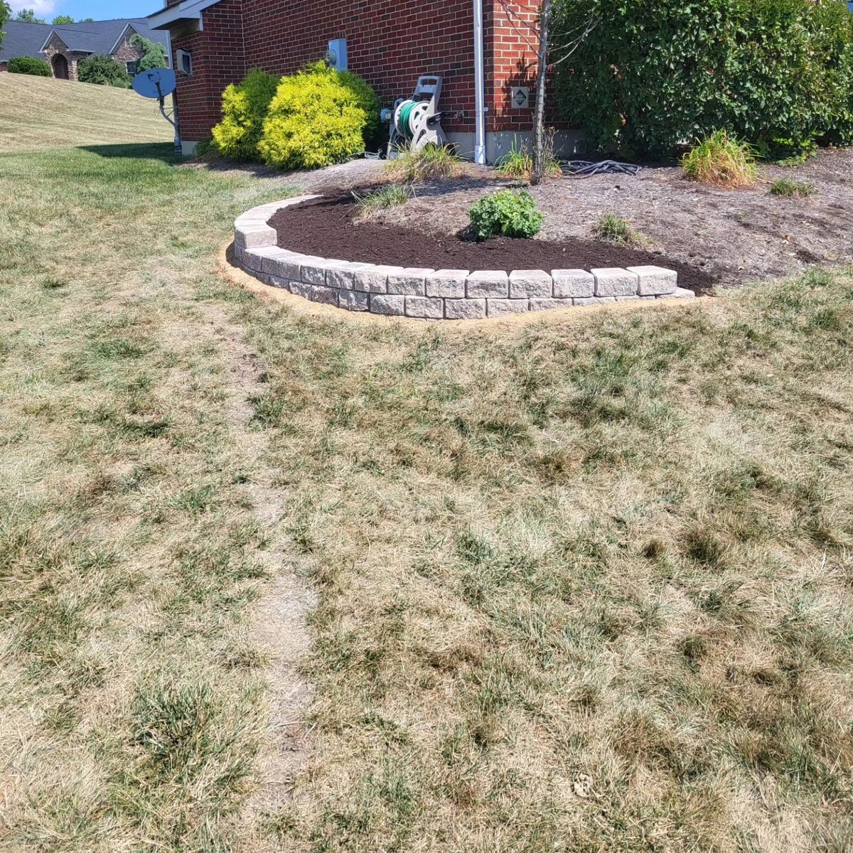 Retaining Wall Construction for Ryt's Landscaping LLC in Cincinnati, OH