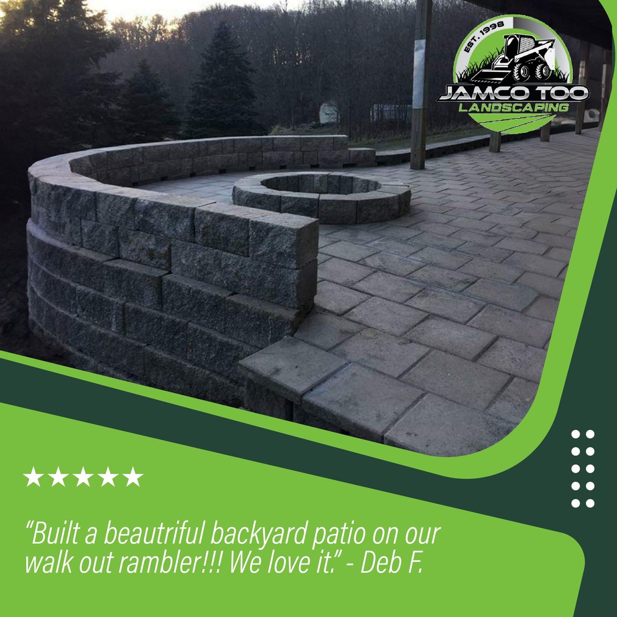 Patio Design & Construction for Jamco in Monticello, MN