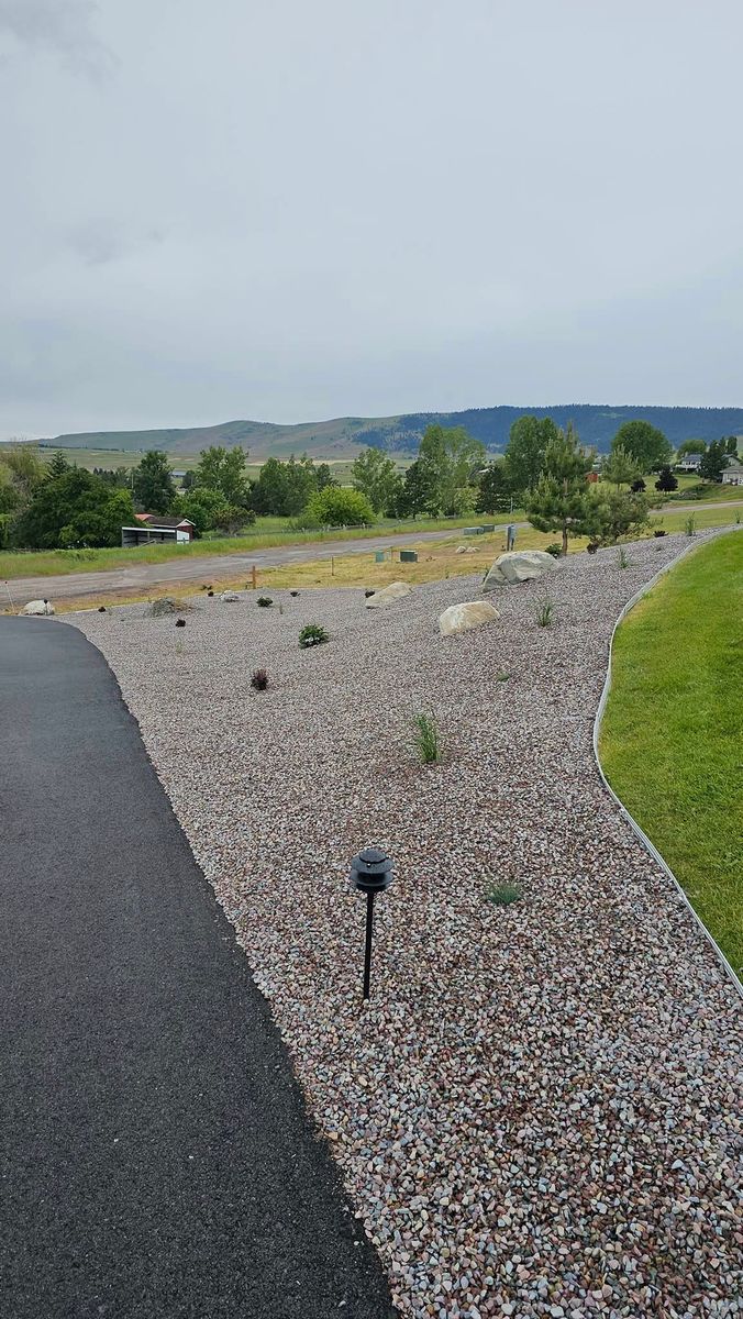 Landscape Installation for Blue Ridge Landscape in Polson, MT
