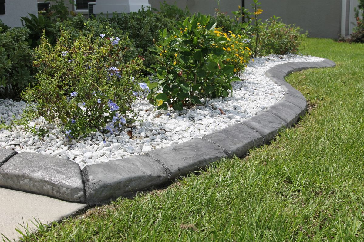 Custom Curbing for Lawn Caring Guys in Cape Coral, FL