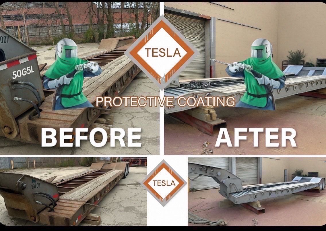 Powder Coating for Tesla Construction LLC in Akron, OH