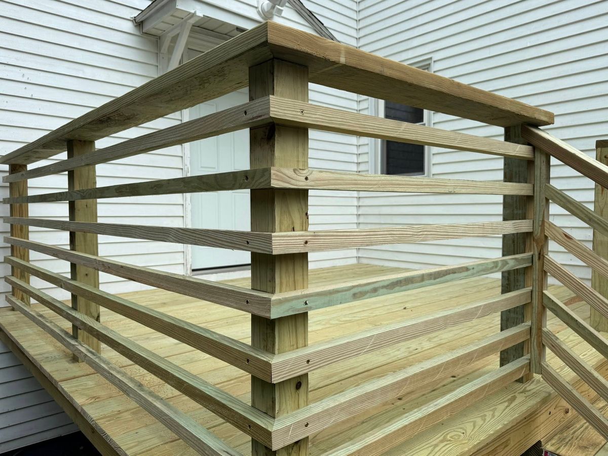 Deck Construction for Maine Roofing and Siding in Richmond, ME