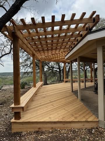 Pergola And Canopy Installation for Dos Gringos Outdoor Living in New Braunfels, TX