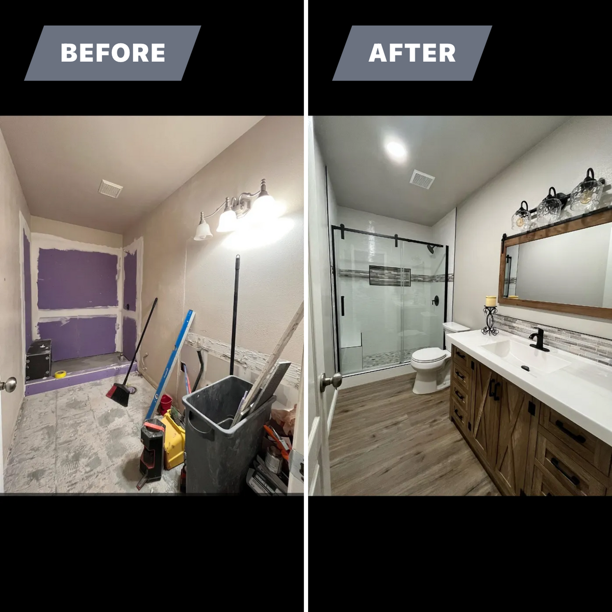 Bathroom Renovation for 3B's Construction in Fresno, CA