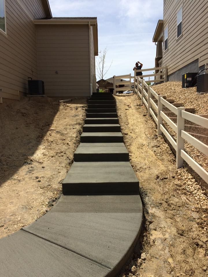 Stair Design & Installation for Midwest Quality Concrete in Pueblo, CO