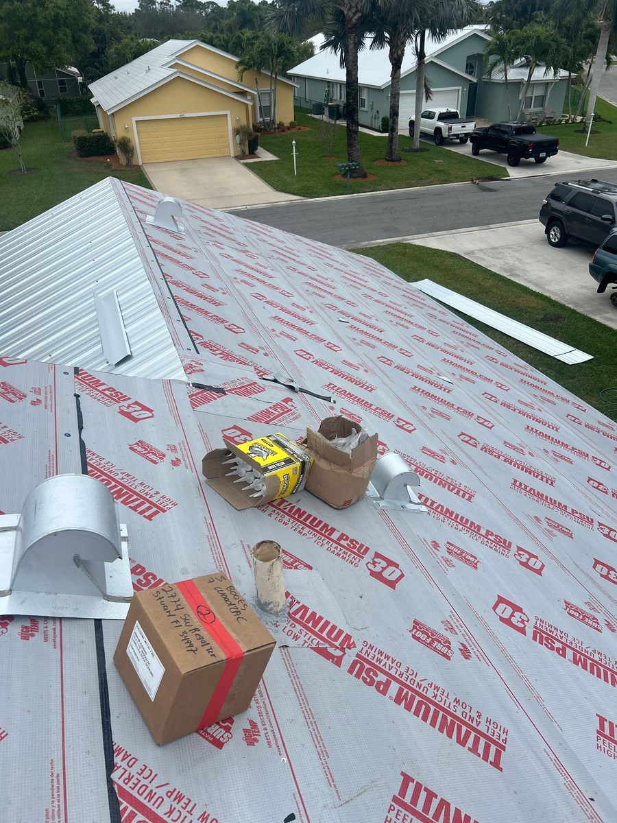 Roof Replacement for Ridgecap Roofing in Port St. Lucie, FL