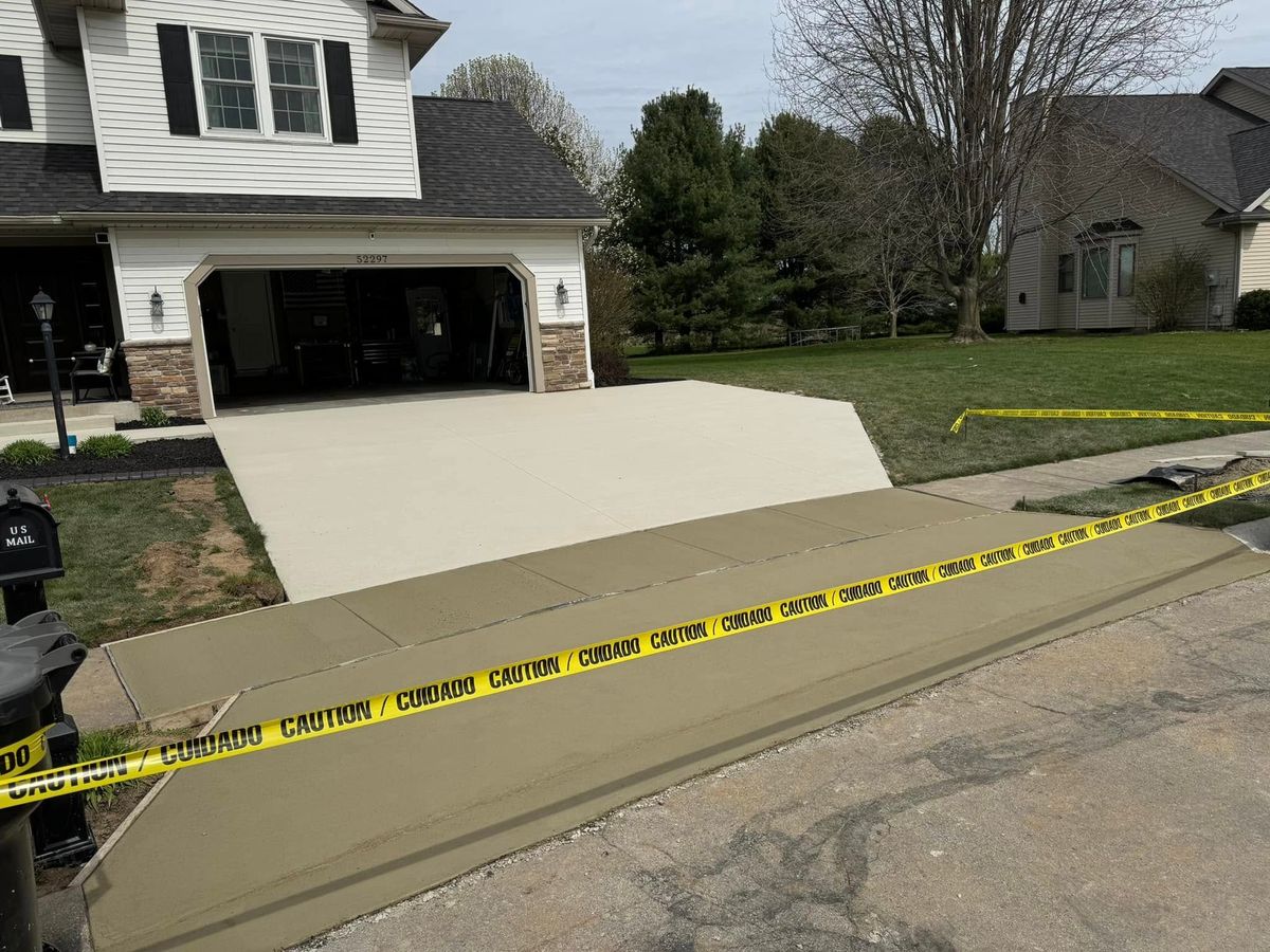 Cutting and Coring for Curb Concepts Plus in Mishawaka, IN