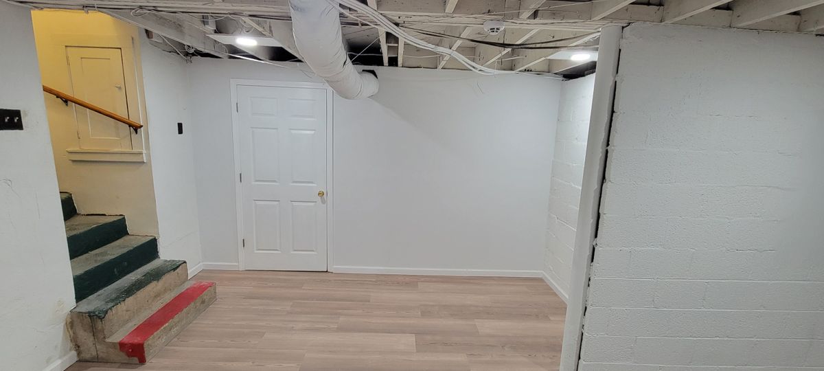 Basement Renovation for Middle Man Construction in Fall Branch, TN