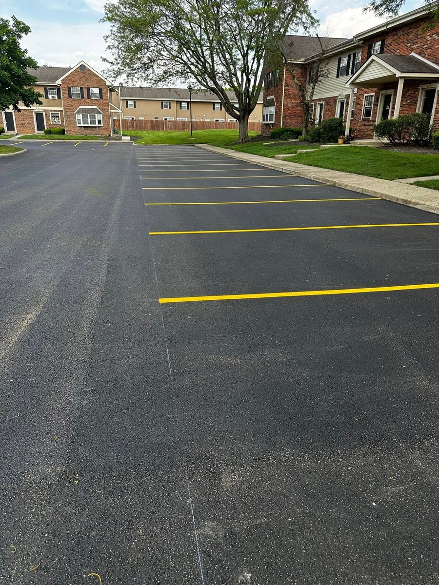 Parking Lot Striping for Ronnies Line Striping in Kenton, OH